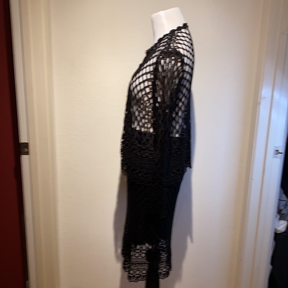 RARE Vintage SAM Black Lace Skirt Set Size: Small - Picture 5 of 12